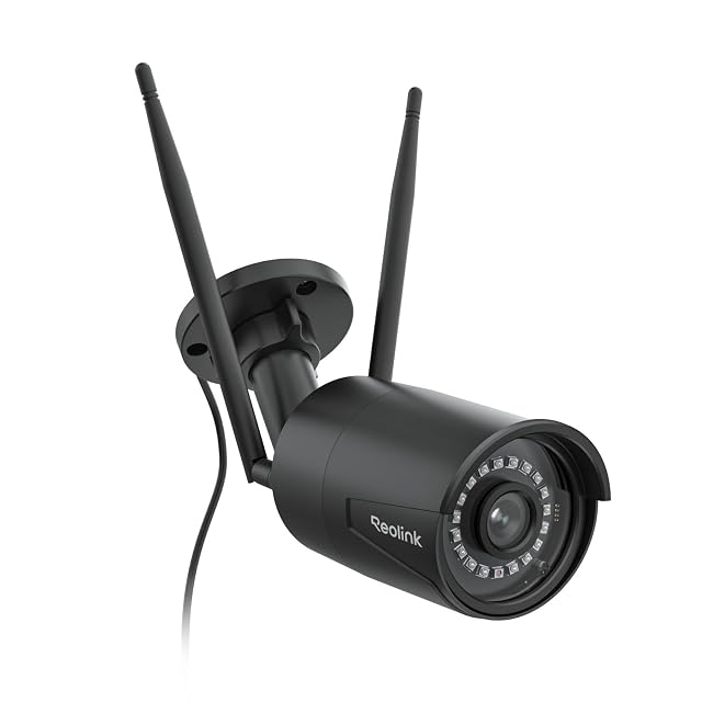 Cámara tipo bala fija Reolink RLC-510WA con dos antenas